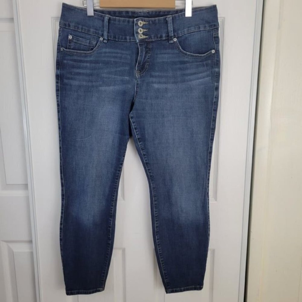 TORRID Medium Wash Premium Stretch High Rise Skinny Jean 18R